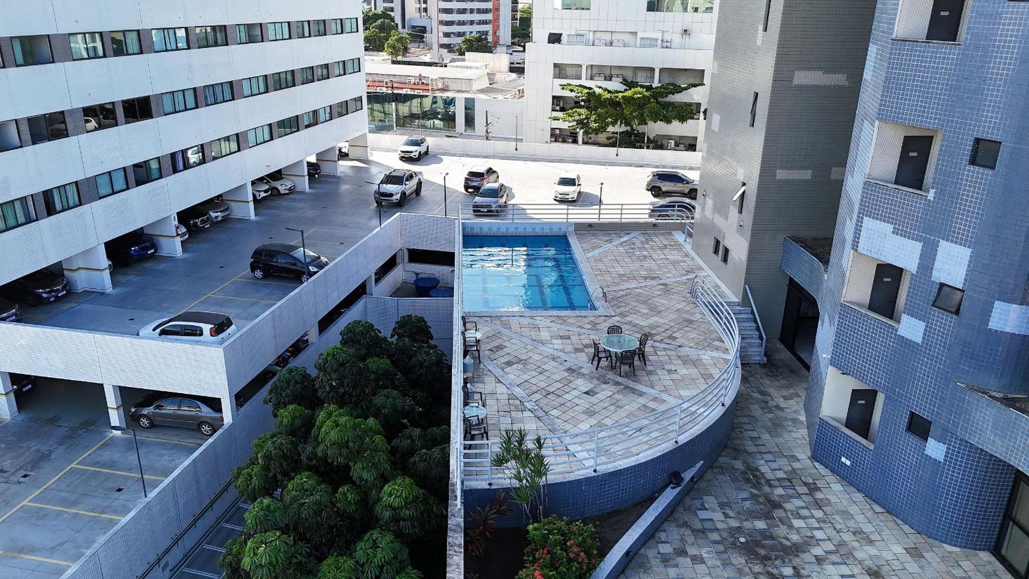 Flat No Condominio Metropolis - Ilha Do Leite Recife Esterno foto