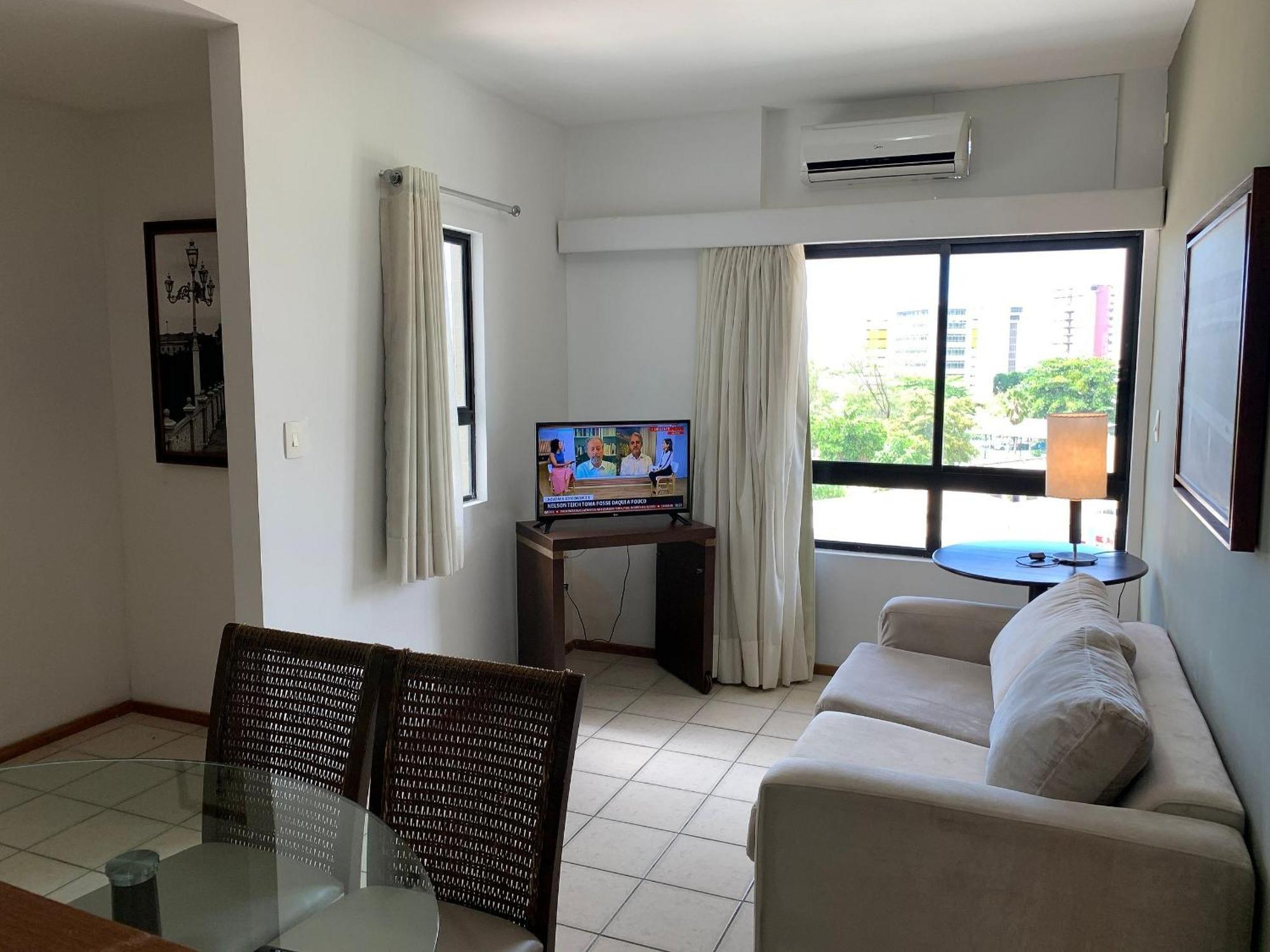Flat No Condominio Metropolis - Ilha Do Leite Recife Esterno foto