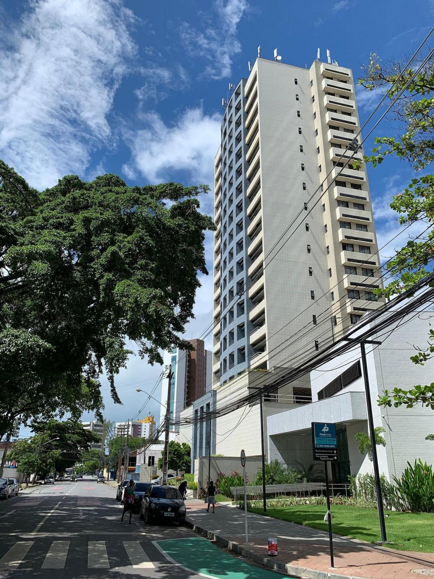 Flat No Condominio Metropolis - Ilha Do Leite Recife Esterno foto