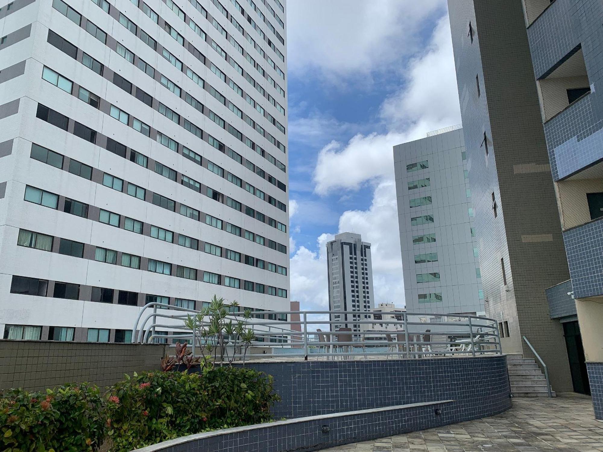 Flat No Condominio Metropolis - Ilha Do Leite Recife Esterno foto